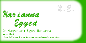 marianna egyed business card